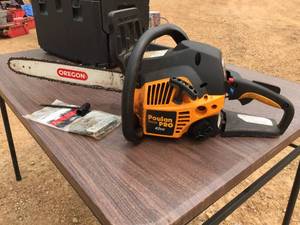 lot 187 image: Poulan Pro Gas Chainsaw - With Case