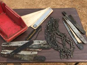 lot 192 image: Misc Chainsaw Bars & Chains