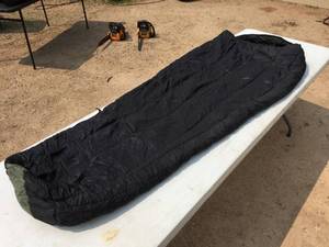 lot 137 image: Military Issue Mummy Style Sleeping Bag