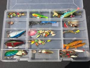 lot 126 image: Group Fishing Lures - Jigs - Spoons