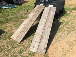 lot 214 image: Pair Custom Loading Ramps