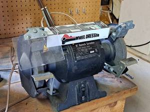 lot 165 image: Black & Decker 13-HP 6 Bench Grinder with Wheel Dresser Kit