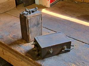 lot 179 image: Lot of (2) Vintage Morse Code TransmitterReceiver