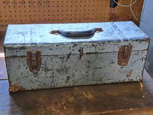 lot 188 image: Tool Box with Hand Tools - Cutters, Wrenches, Screwdrivers, Pliers, Hardware, Spark Plugs, Tool Tray, Misc. Tools