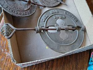lot 274 image: 7 Cast Iron Damper