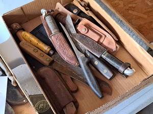 lot 279 image: Lot of (10) Fixed Blade Knives