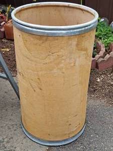lot 337 image: Cardboard BarrelDrum