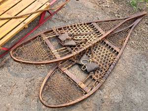 lot 396 image: Lot of (One Pair) Snow Shoes