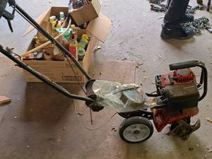 lot 130 image: Troy-Bilt Gas TillerCultivator