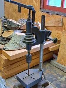 lot 120 image: Vintage Drill Press