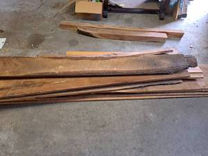 lot 434 image: Lot of  Live Edge Wood Boards