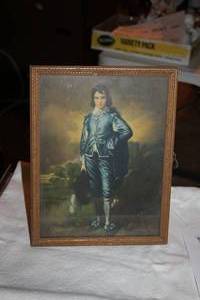 lot 538 image: Blue Boy theme Framed Wall Art