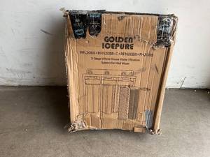 lot 67 image: GOLDEN ICEPURE Whole House Water Filter System w 20 x 4.5 Sediment, Iron & Manganese Reducing Filter