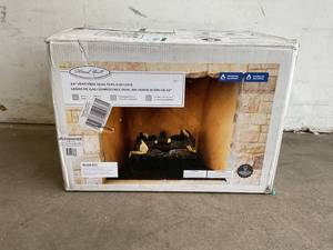 lot 78 image: Pleasant Hearth Wildwood 24 in. Vent-Free Dual Fuel Gas Fireplace Logs