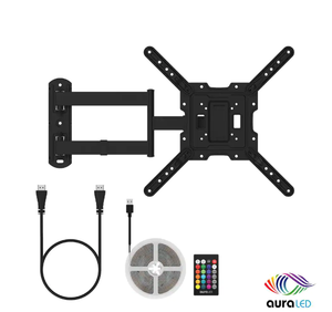 lot 95 image: Lot of Three Tzumi Aura LED Color Home TV Mount Combo Pack