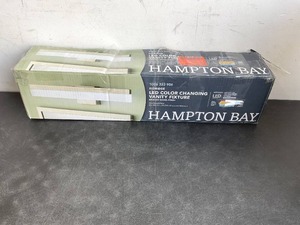 lot 124 image: Hampton Bay Eldridge 24 in. 1-Light Brushed Nickel LED Bathroom Vanity Light Bar
