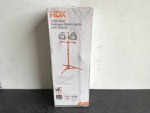 lot 133 image: HDX 1200-Watt Halogen Tripod Work Light
