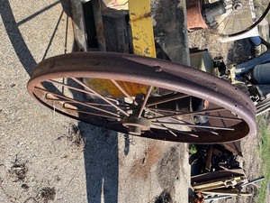 lot 54 image: 4ft Steel Wheel