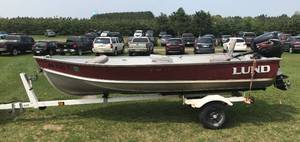 1988 14 Lund Boat wTrailer