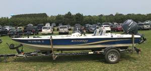 2007 Stratos 176 Boat w Trailer