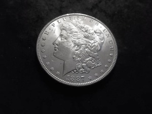 lot 22 image: 1887 Morgan Silver Dollar