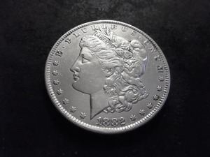 lot 10 image: 1882 CC Morgan Silver Dollar