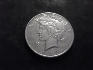 lot 39 image: 1926 D Peace Silver Dollar