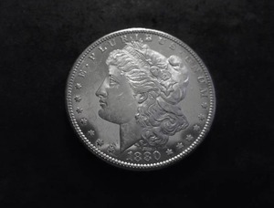 lot 4B image: 1880 S Morgan Silver Dollar