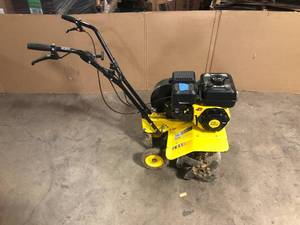 lot 7 image: Champion Power Equipment 22 in. 212cc 4-Stroke Gas Garden Front Tine Tiller with Forward and Reverse   Customer Returns See Pictures