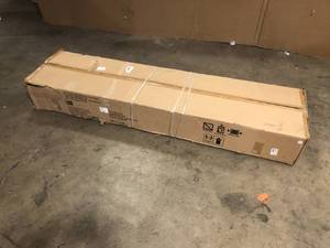 lot 8 image: Husky Ready-to-Assemble 24-Gauge Steel Freestanding Garage Cabinet in Black (30 in. W x 72 in. H x 18 in. D)  Customer Returns See Pictures