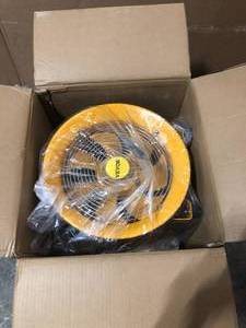 lot 35 image: VEVOR 12 in. Utility Blower Fan Ventilation Fan 550-Watt 2720 CFM High Velocity 3450 RPM for Exhaust Fume Extractor in Orange Customer Returns See Pictures