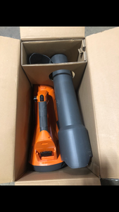lot 39 image: RIDGID 18V Brushless 130 MPH 510 CFM Cordless Battery Leaf Blower (Tool Only)   Customer Returns See Pictures