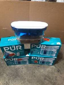 lot 50 image: Lot of Plus 30-Cup Water Filter Pitcher Dispenser Customer Returns See Pictures