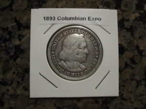 1893 US Mint Columbian Expo Silver Half Dollar