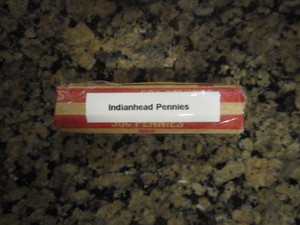 Roll of 50 Indian Head Pennies (1800s and Early 1900s)