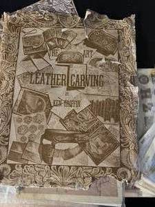 lot 42 image: Vintage Leather Making Books, Templates, and More