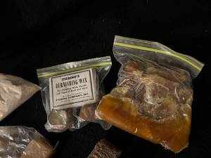 lot 54 image: Leather Polisher, Soap, Wax & Brushes