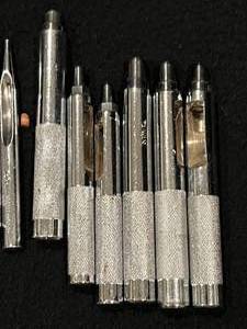 lot 61 image: Vintage Round Punches for Leather Making