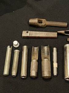 lot 60 image: Vintage Leather Making Punches