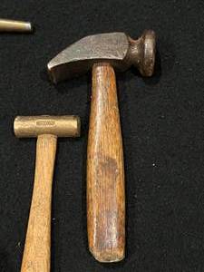 lot 69 image: Vintage Leather Working Hammers