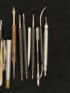 lot 68 image: Vintage Modeling Spoons for Leather Making