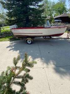 Larson 14 Foot Boat, Motor, Trailer & Accessories
