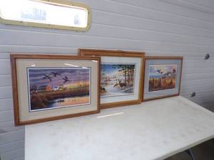 lot 18 image: Framed Artwork By Raedeke