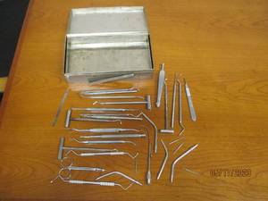 lot 21 image: Metal storage box with either lid o...