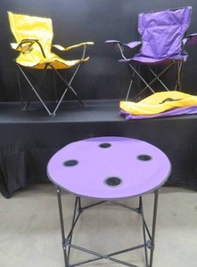 lot 7 image: 2 NEW MYSTIC TAILGATE FOLDING CHAIRS