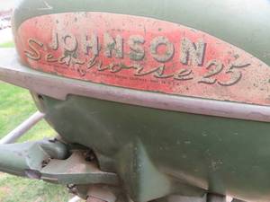 lot 14 image: JOHNSON 25 SEAHORSE