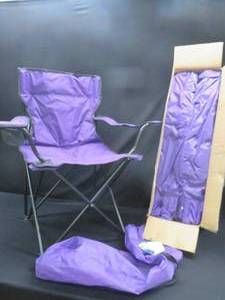 lot 3 image: 4 NEW MYSTIC TAILGATE FOLDING CHAIRS