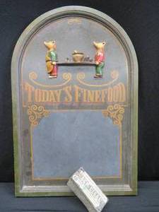 lot 56 image: VINTAGE  PIG CHALK BOARD