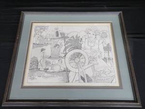 lot 67 image: SIGNED, NUMBERED, FRAMED PRINT BIG ISLAND RENDEZVOUS