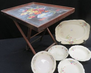 lot 121 image: ANTIQUE GLASS TOPPED FOLDING CARD TABLE